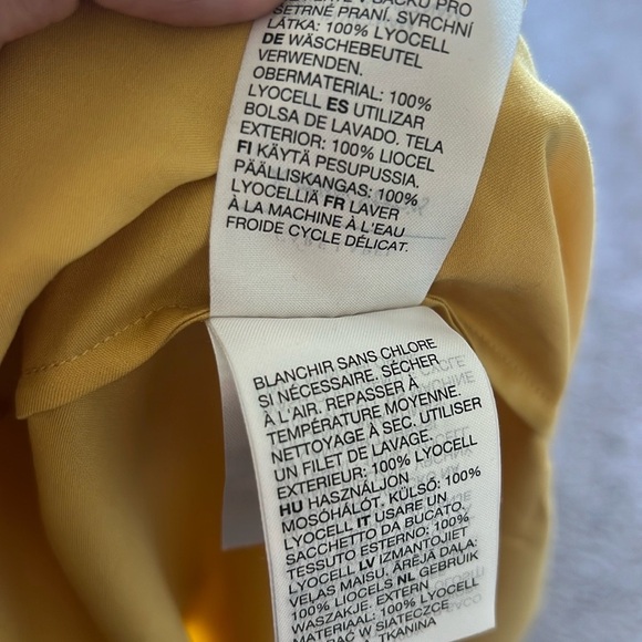 NWT & Other Stories Wrap Yellow Midi Dress - Picture 8 of 9